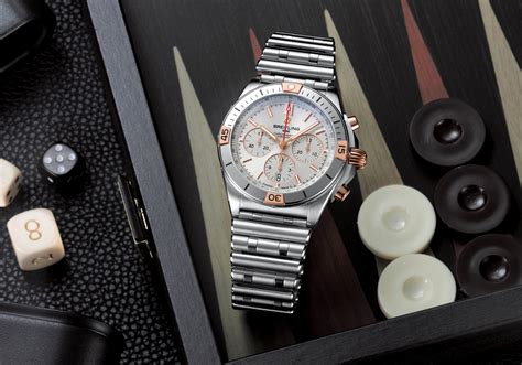 breitling chronomat blackeye polished steel|Breitling rouleaux bracelet.